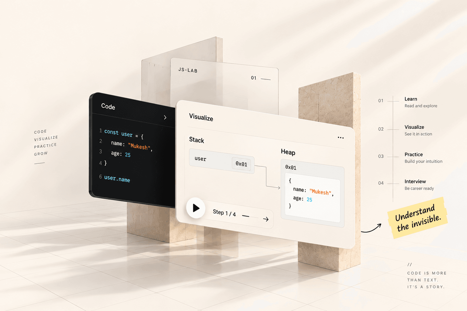JS-LAB 3D Visualization Mockup